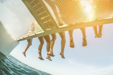 Croisière privatisée en catamaran